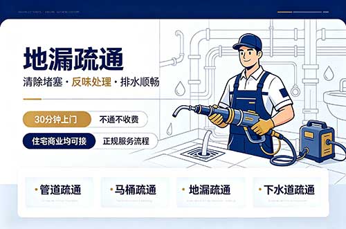 攀枝花地漏疏通